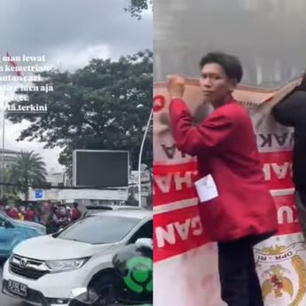 Demo di Depan KKP RI Sebabkan Kemacetan, Polisi Lakukan Pengalihan Arus