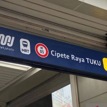 TUKU Butuh 6 Tahun Nabung Buat  Pasang Nama di Stasiun MRT Cipete Raya