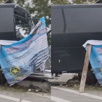 Bus Brimob Kecelakaan di Tol Purwodadi, Sopir Tewas di Tempat