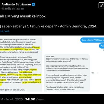 Viral THR dan Gaji ke-13 Dosen Bakal Disetop Karena Efisiensi Sektor Pendidikan