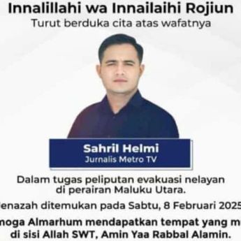 Jenazah Wartawan Metro TV Ditemukan 92 Km dari Lokasi Ledakan Kapal