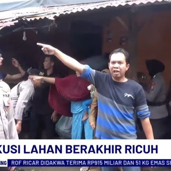 Eksekusi Lahan di Gowa Ricuh, Emak-emak Ngamuk, Polisi Jadi Sasaran