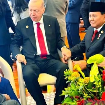 Prabowo Sambut Kunjungan Presiden Turki di Istana Bogor