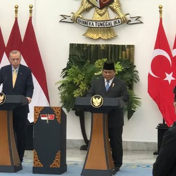 Prabowo di Depan Erdogan: Indonesia dan Turkiye Memiliki Hubungan Batin dan Emosional