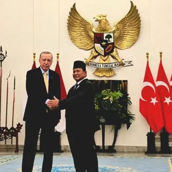 Prabowo dan Erdogan Lakukan Pertemuan Empat Mata di Istana Bogor