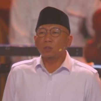 Momen Rahmat Mirzani Djausal Bacakan Pancasila di HUT Gerindra