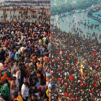 15 Orang Tewas Saat Naik Kereta Menuju Festival Kumbh Mela di India