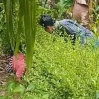 Viral! Nenek Ketahuan Sembunyi di Semak-semak oleh Petugas Koperasi yang Hendak Nagih Angsuran