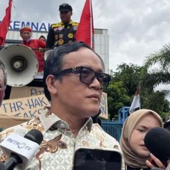 Wamenaker ke Ojol yang Gelar Demo Tuntut THR: Jika Pulang Aksi Di-suspend, Laporkan ke Kita