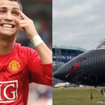 Christiano Ronaldo Jadi ke Indonesia? Kemarin Jet Pribadinya Mendarat di Manchester Bikin Heboh Fans