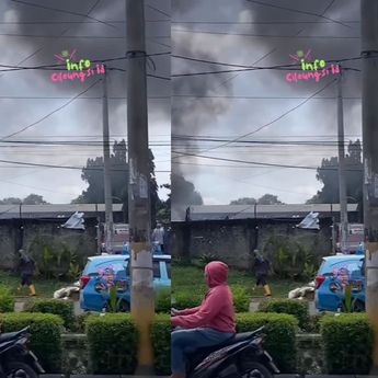 VIDEO: Mobil Elf Terbakar Hebat di Terminal Cileungsi