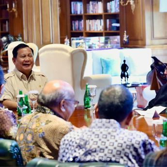 Prabowo Bertemu Pemimpin Redaksi, Bahas Isu Terkini