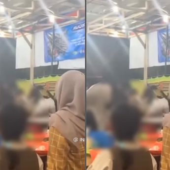 VIDEO: Dua Gadis Jambak-jambakan di Warung Seafood Jadi Tontonan Warga