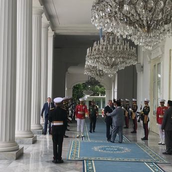 Prabowo Subianto Terima Sekretaris Dewan Keamanan Rusia di Istana Negara