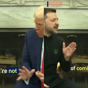 Momen Panas Trump dan Zelensky Cekcok di Gedung Putih