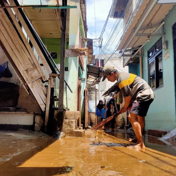 Banjir di Kedoya Selatan Jakbar Mulai Surut