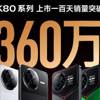 Penjualan Redmi K80 Series Lampaui 3,6 Juta Unit dalam 100 Hari