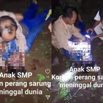 Insiden Tragis Perang Sarung di Cirendang Kuningan, Seorang Pelajar SMP Sampai Tewas Mengenaskan