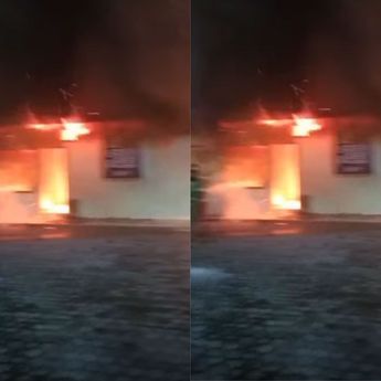 Polsek Medan Helvetia Kebakaran 