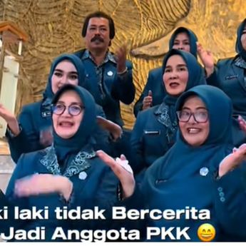 Viral Bapak-bapak Berkumis Nyemplung Jadi Anggota PKK di Bandung, Tuai Pujian Netizen