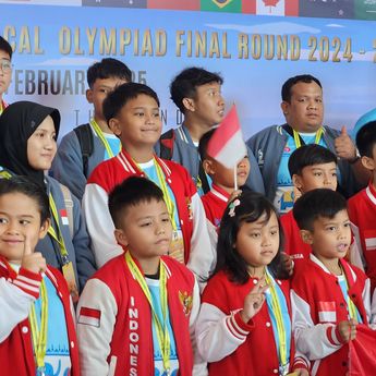 Siswa 2 SD asal Tegal Sabet Medali Emas di Olimpiade Matematika di Thailand