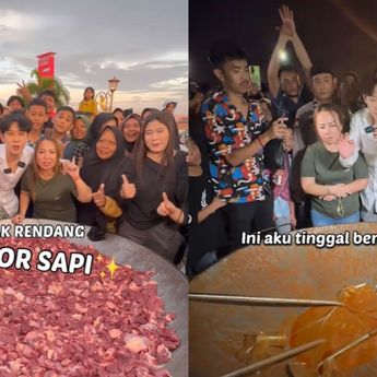 Bukan Hanya Rendang Daging, Sop Durian Willie Salim Ludes Diserbu Warga Palembang