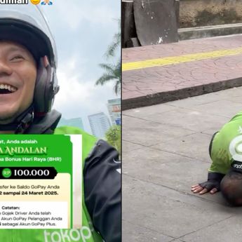 Selamat! Bonus Hari Raya Driver Ojol Sudah Cair, Ada yang Tembus Jutaan