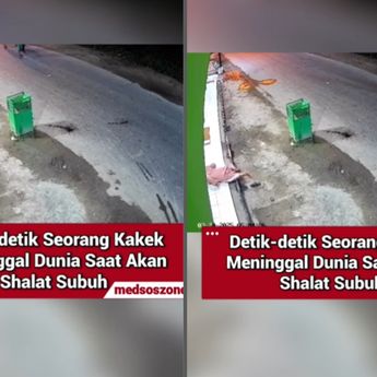 VIDEO: Kakek Meninggal Dunia saat Masuk ke Masjid di Medan