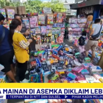 3 Hari Pasca Lebaran, Pasar Mainan Asemka Jakbar Dibanjiri Pembeli