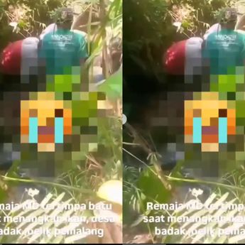 VIDEO: Remaja Tewas Mengenaskan Tertimpa Batu Saat Mencari Ikan di Sungai