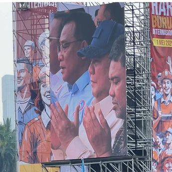Prabowo Jawab Langsung Keluhan Buruh soal Pajak saat May Day di Monas