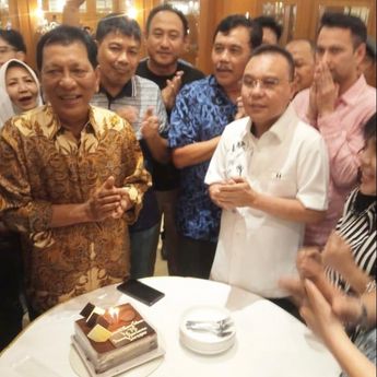 Dasco Hadiri Perayaan Ultah Eks Aktivis Malari Hariman Siregar