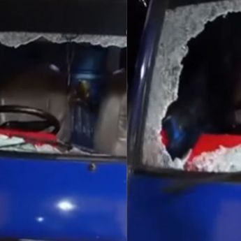 Aksi Brutal di Depok, Sopir Angkot Jadi Korban Lemparan Batu Sebabkan Kaca Pecah dan Pundak Patah