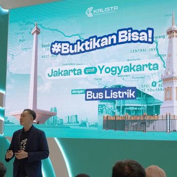 Dorong Adopsi Kendaraan Listrik, Kalista Uji Coba Bus Listrik Jakarta-Yogyakarta