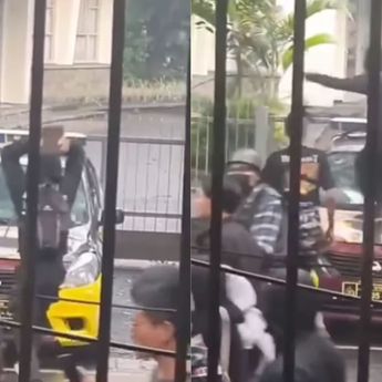 Massa Bakar Mobil Polisi di Bandung, May Day Berujung Ricuh