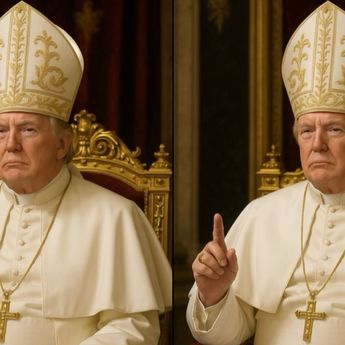 Trump Unggah Gambar Berkostum Paus, Dituding Lecehkan Kematian Paus Fransiskus