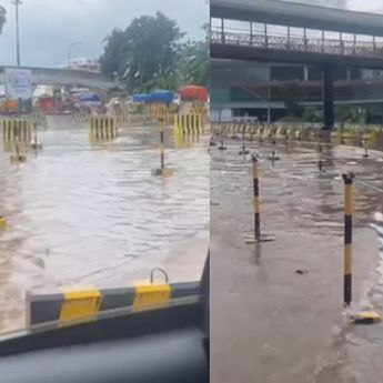 Banjir Genangi Parkiran Pelabuhan Bakauheni, Aktivitas Penyeberangan Sempat Terganggu
