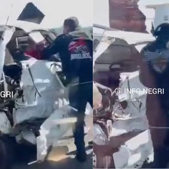 Pengendara Moge Ngamuk Usai Tabrakan dengan Pikap di Banjarnegara