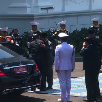 Prabowo Terima Presiden Senat Kamboja di Istana Negara