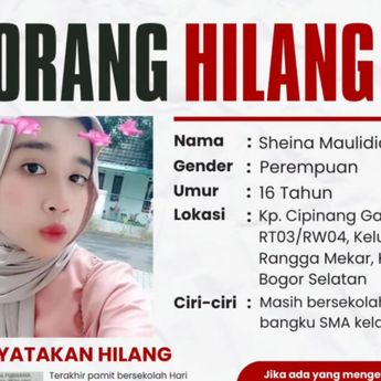 Siswi SMA Asal Bogor Menghilang Sejak 28 April 2025, Namanya Sheina Maulidia