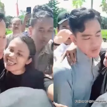 Viral! Ibu-Ibu Antusias Nyosor Mau Cium Gibran Saat Kunjungan ke NTT