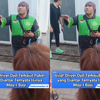 VIDEO: Kagetnya Driver Ojol Buka Paket Isinya Mayat Bayi