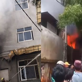 VIDEO: Ngerinya Kobaran Api dan Asap Tebal Kebakaran Tanah Sereal Tambora