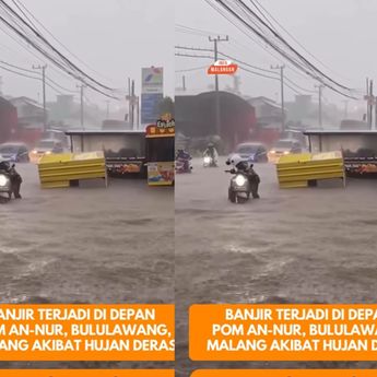 Malang Diterjang Banjir Besar Sore Ini
