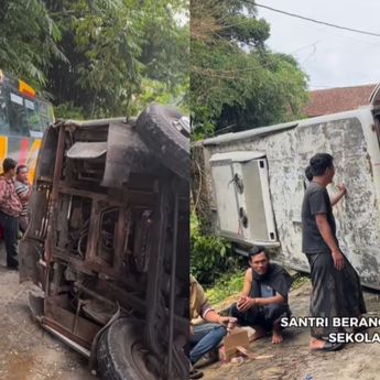 Bus Antar Jemput Santri Kecelakaan di Magelang, 19 Orang Luka-luka