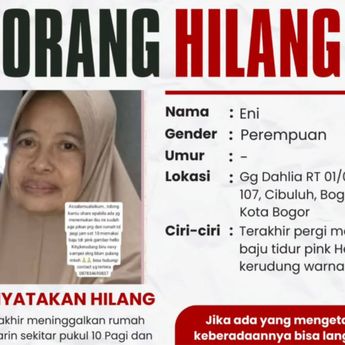 Terakhir Memakai Baju Hello Kitty, Ibu Asal Bogor Menghilang
