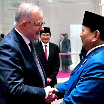 Prabowo Temui PM Australia di Hotel Semalam, Pertemuan Berlangsung Hangat