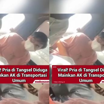 VIDEO: Pria Nekat 'Mainkan' Alat Kelamin di Angkot