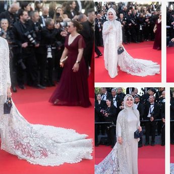 Syahrini Tampil Memukau di Red Carpet Cannes 2025, Comeback Glamor yang Dinanti Publik