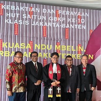 Saitun GBKP Jakarta-Banten Peringati 1 Dekade Pelayanan